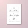 Minimalistic Wedding Invitation