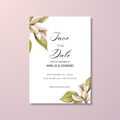 Botanical Save The Date Invite
