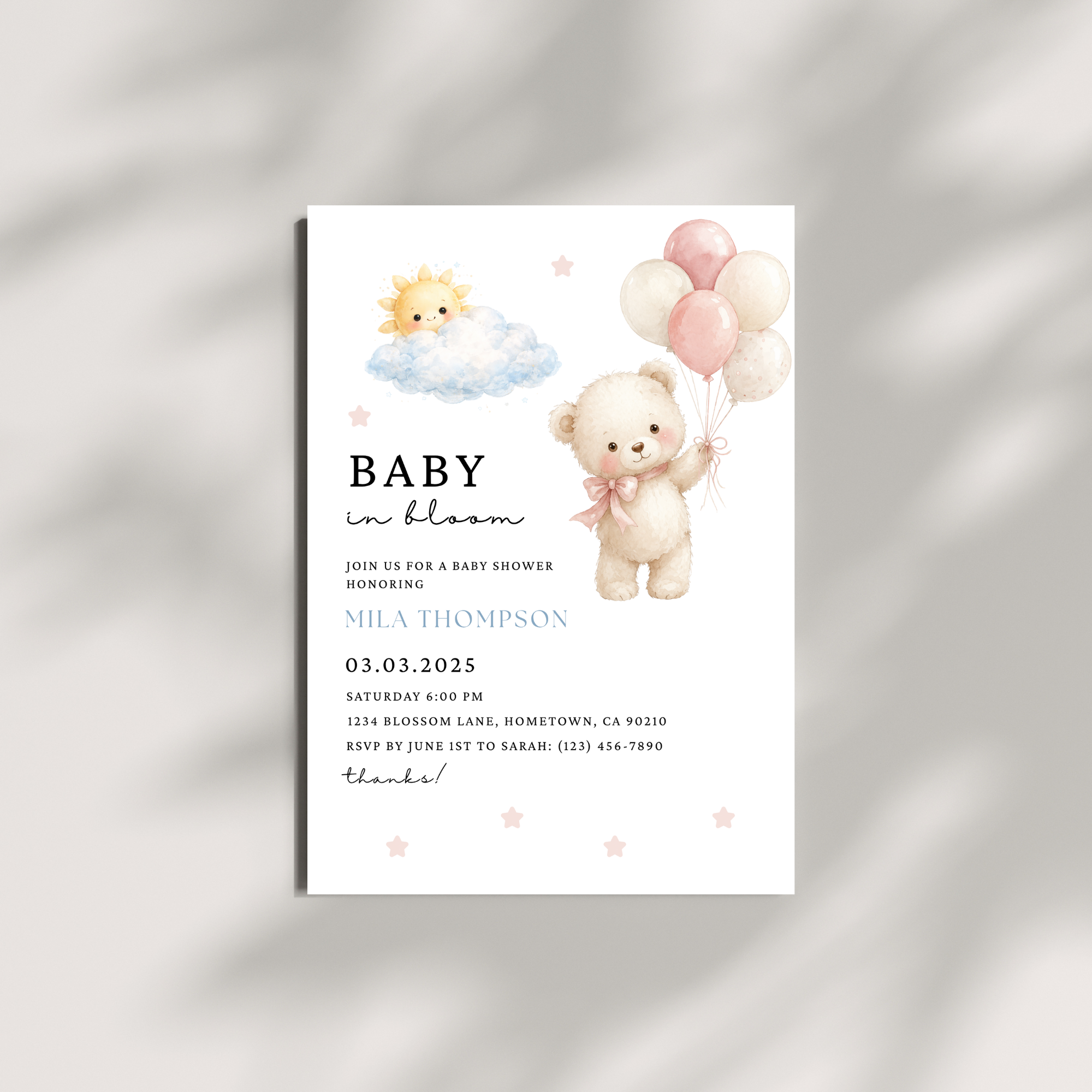 Teddy Bear Baby Shower