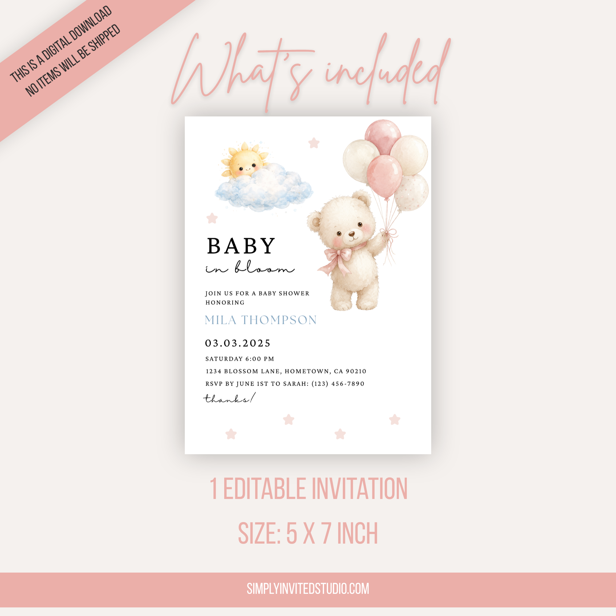 Teddy Bear Baby Shower