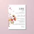 Floral Bridal Shower Invitation