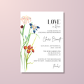 Iris Bridal Shower Invitation
